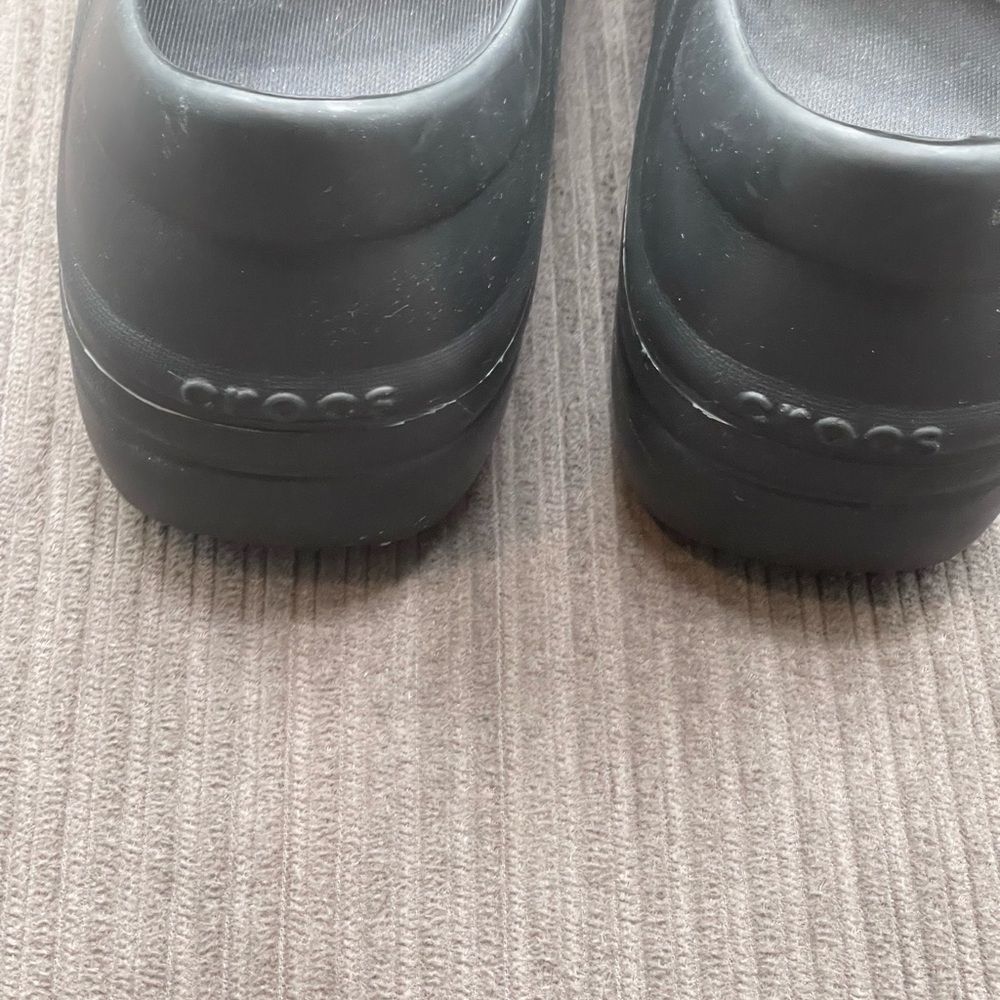 Crocs Black Neria Pro Dual Comfort Size 10 Women - Picture 5 of 8